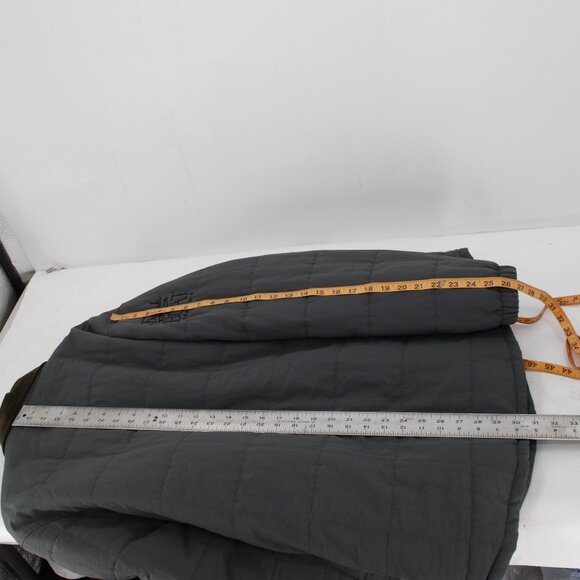 Patagonia Shirt Jacket Men XL Isthmus Quilted Snap Sherpa lined Nylon Forge gray - Picture 10 of 16